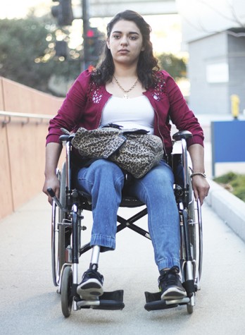 Zaphire Alonso received he prosthetic leg just days before the spring semester started.