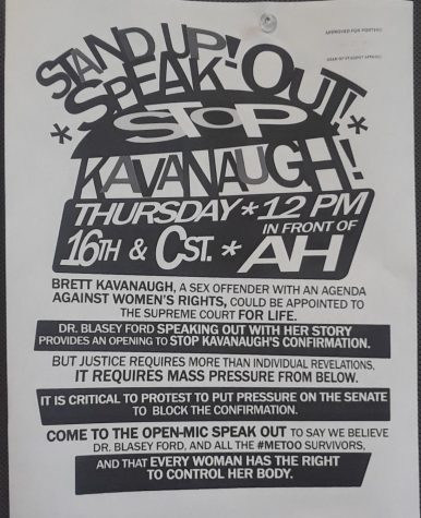 Protest flyer