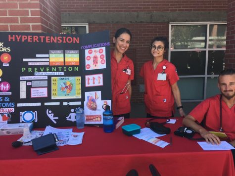 Nursing students at Heath and Wellness Expo